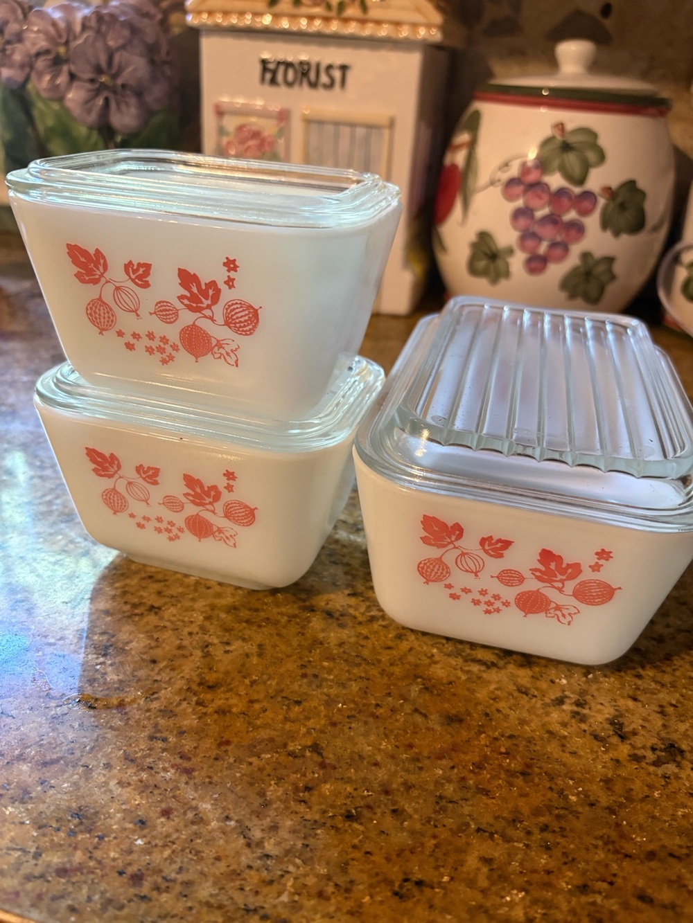 Pink Gooseberry Pyrex